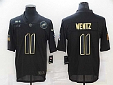 Nike Eagles 11 Carson Wentz Black 2020 Salute To Service Limited Jersey,baseball caps,new era cap wholesale,wholesale hats